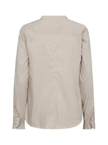 Mos Mosh MMMATTIE STRIPE SHIRT in Safari