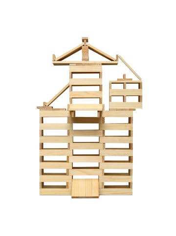 Micki Holzbausteine Dominos in braun