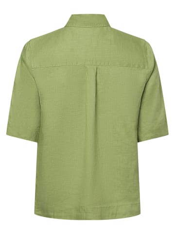 Franco Callegari Leinenbluse in erbse