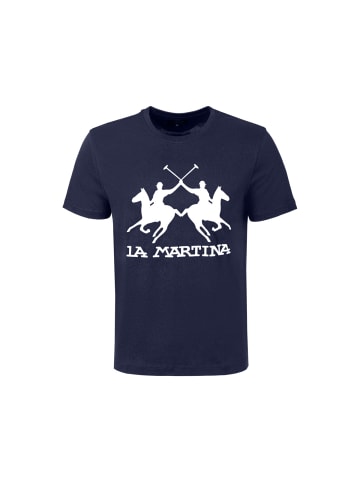La Martina T-Shirt MCR001 in dunkelblau