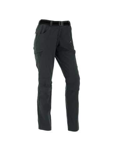 Maul Sport Zip-Off Outdoorhose Trail in Schwarz