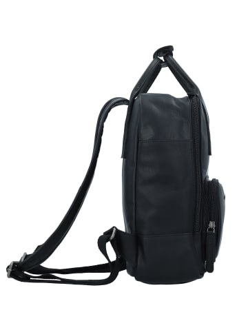 The Chesterfield Brand Bellary City Rucksack Leder 30 cm schwarz