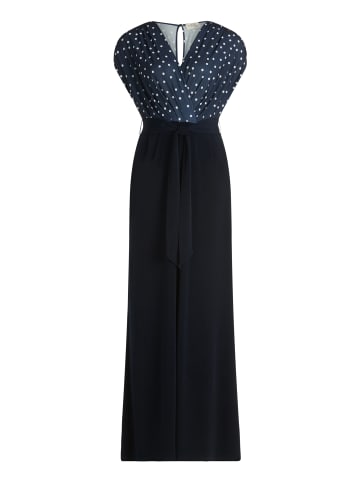 Vera Mont Jumpsuit mit Bundfalten in Patch Dark Blue/Dark Blue