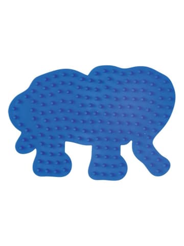 Hama Midi-Stiftplatte kl. Elefant, blau - ab 5 Jahren