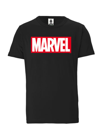 Logoshirt T-Shirt Marvel Logo in schwarz