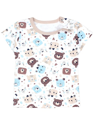 TupTam Baby Kurzarm T-Shirt 5er Set in beige Modell 3