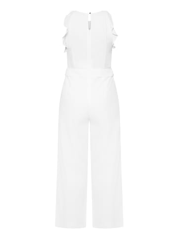 Vera Mont Jumpsuit mit Volant in Rohweiß