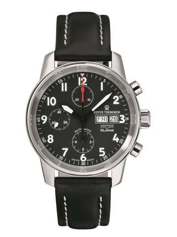 Revue Thommen Automatikuhr für Herren in Schwarz