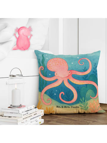 Mr. & Mrs. Panda kuschelkissen 40x40 Tintenfisch Design ohne Spruch in Weiß