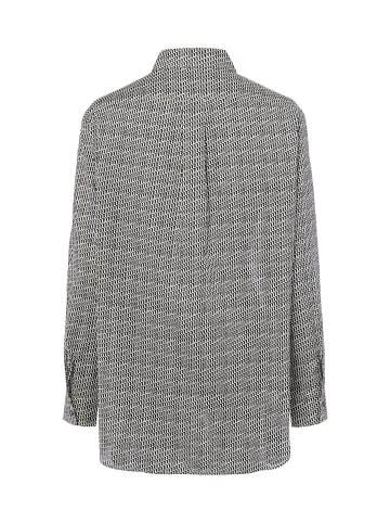 Marc O'Polo Bluse in schwarz ecru