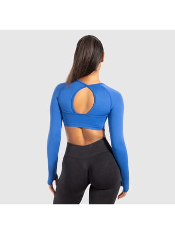 SMILODOX Longsleeve Linnea in Blau