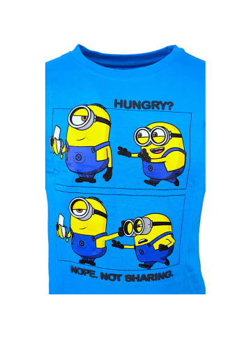 Minions Langarmshirt Minions Bob & Stuart in Blau