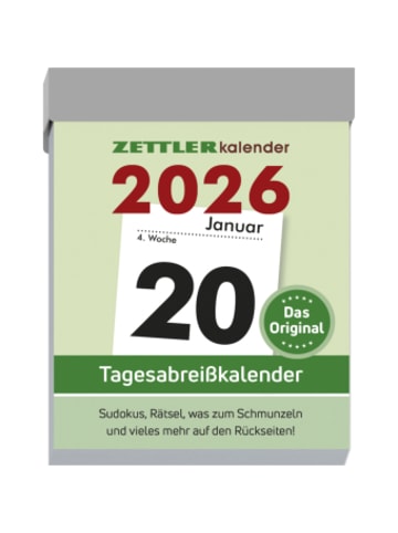TeNeues Calendars & Stationery Kalender - Zettler Tagesabreißkalender M 2026 - Abreißkalender 5 &t