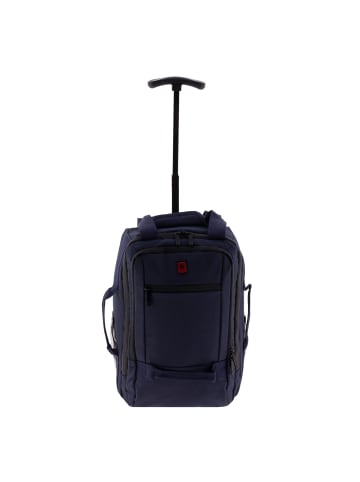 Gladiator 3900 2 Rollen Rucksacktrolley 40 cm Laptopfach blue