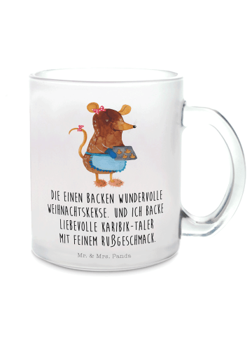 Mr. & Mrs. Panda Becher Maus Kekse mit Spruch in Transparent