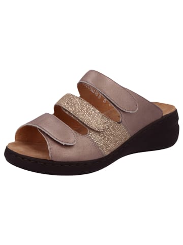Solidus Damen Pantoletten Spezial - Weite H in Beige