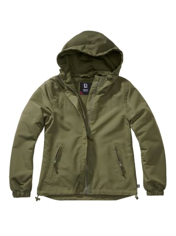 Brandit Brandit Damen Ladies Summer Windbreaker Frontzip in olive