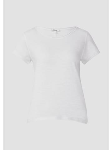 s.Oliver T-Shirt in 0100_weiß