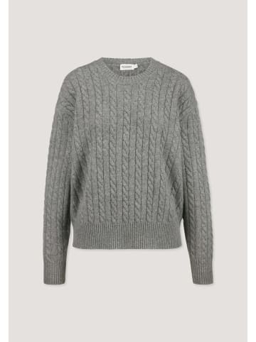 Hessnatur Hessnatur Pullover Oversize aus Bio-Schurwolle mit Cashmere in grau