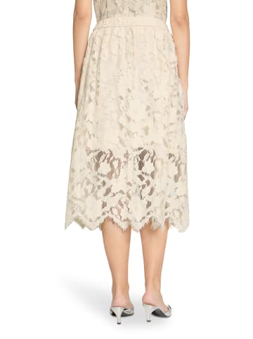 Vera Mont Spitzenrock mit Taschen in Champagne Sorbet