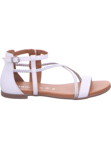 Tamaris Sandale in weiß