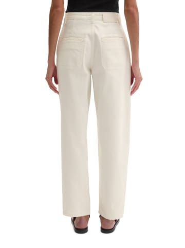 Marc O'Polo Hose Model Lara barrel cropped in Grey White