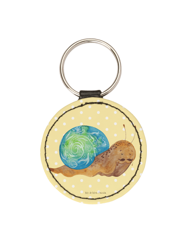 Mr. & Mrs. Panda Anhänger Schnecke Sir ohne Spruch in Gelb Pastell