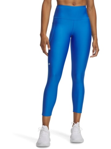 Under Armour Leggings "Tech Hi Ankle Leg" in Blau