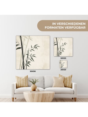 MuchoWow Leinwand Bilder Eukalyptusholzfarben