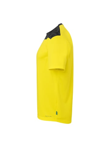 Kempa Trainings-T-Shirt Athletics 29 in limonengelb/schwarz