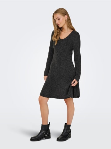JDY Strickkleid in Dark Grey Melange