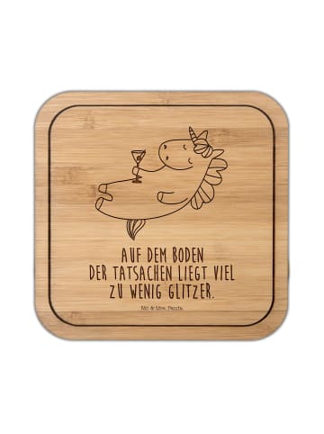 Mr. & Mrs. Panda Tischschoner Einhorn Blümchentail mit Spruch in Transparent