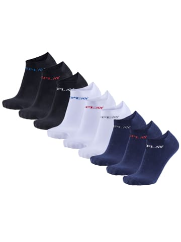 Replay Socken 9er Pack in Weiß/Schwarz/Dunkelblau