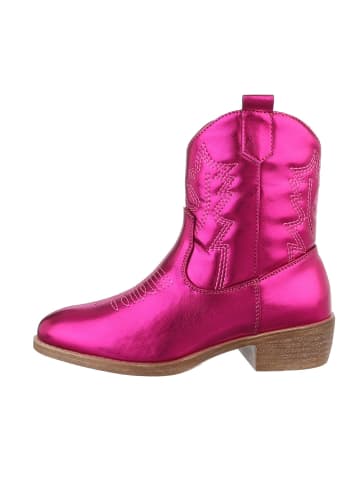 Ital-Design Stiefelette in Pink