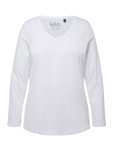 Ulla Popken Shirt in schneeweiß