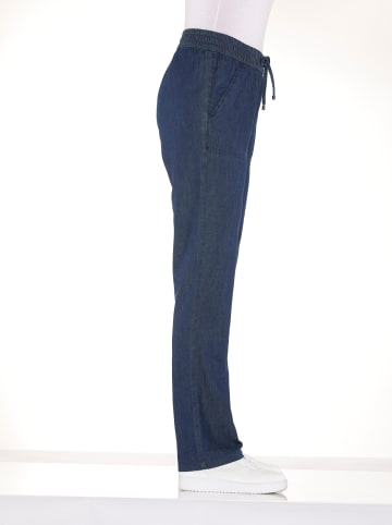 Sieh an! Schlupfjeans in blue-stone-washed
