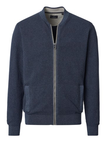 Casa moda Strickjacke Basic in Dunkelblau
