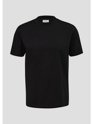 s.Oliver BLACK LABEL T-Shirt kurzarm in Schwarz