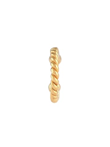 Elli Ohrringe 925 Sterling Silber Twisted in Gold