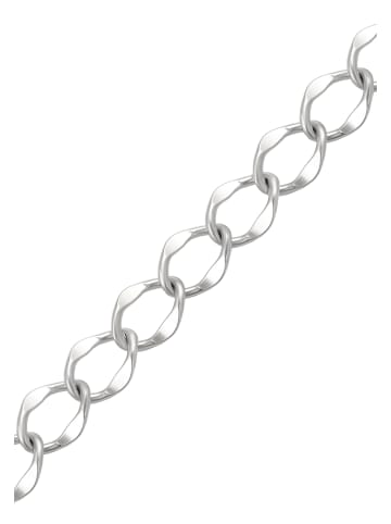 faina Women Cable Chain Link Bracelet in Silver