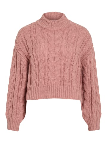 Vila Strickpullover in Old Rose