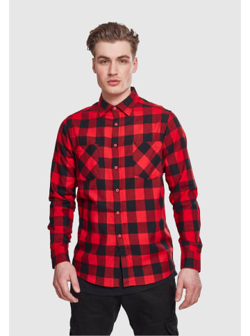 Urban Classics Flanell-Hemden in blk/red