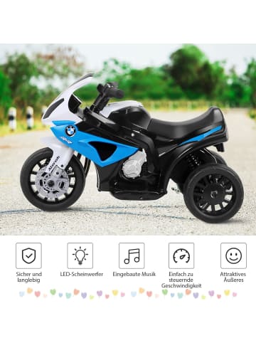 COSTWAY 6V Elektro Motorrad BMW von 18-36 Monaten in Blau