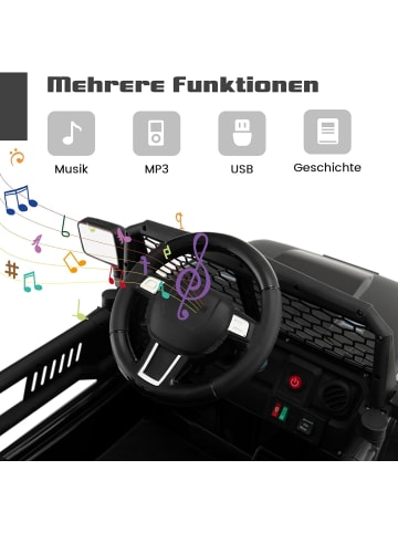 COSTWAY 12V Elektroauto 3-7 Jahren in Schwarz