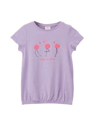 s.Oliver T-Shirt kurzarm in Lila