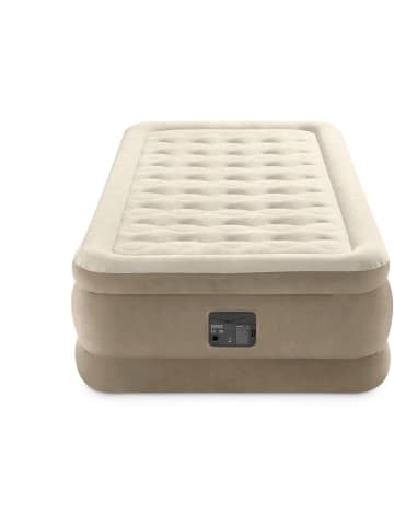 Intex DURA-BEAM® UltraPlush Airbed inkl. Pumpe 99x191x46cm in Braun ab 8 Jahre