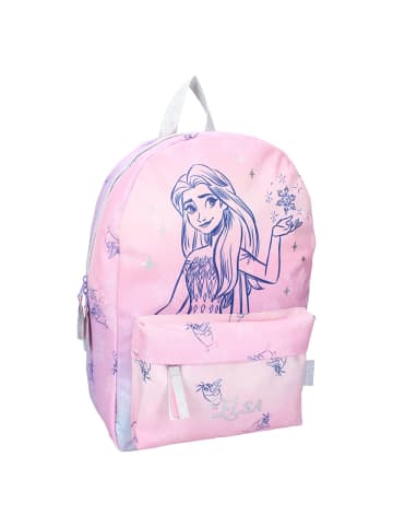 Disney Disney Frozen II Rucksack – Leichter & geräumiger Kinderrucksack in Rosa