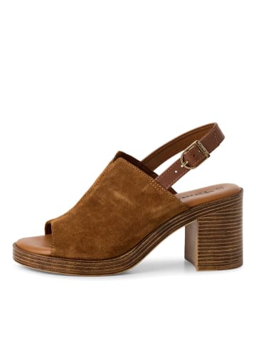 Tamaris Schaftsandalen in Braun