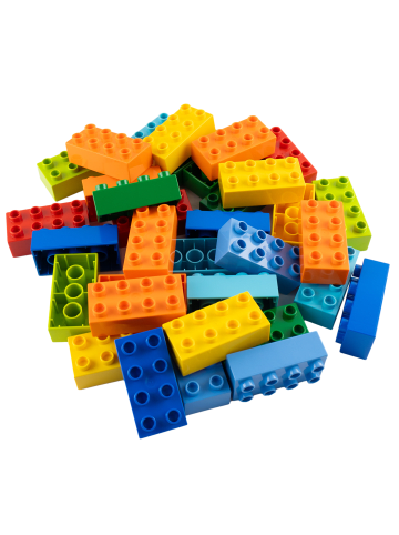 LEGO DUPLO® KiTa-Mischung 50 2x4 Steine - ab 18 Monaten in multicolored