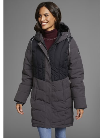 Polarino Winterjacke in Anthrazit-schwarz